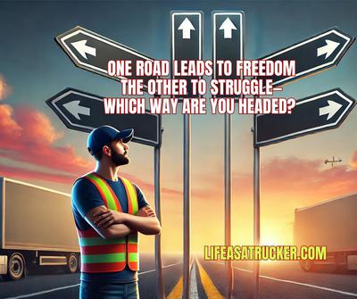 One road leads to freedom, the other to struggle—which way are you headed?