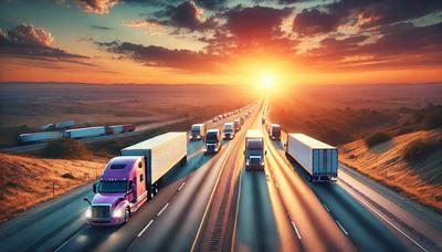 Endless Roads, Endless Possibilities: Truckers drive toward a new day, keeping America supplied and moving.