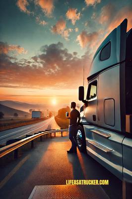 Some days, the best part of trucking isn’t the miles—it’s the sunrise you didn’t expect to need