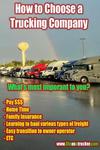 Things to Consider When Choosing a Trucking Company