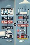 The Future of Trucking: Pay Cuts, No Parking & Rising Automation