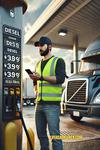 He ain’t just fueling up—he’s fueling smart