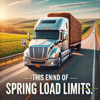 Spring thaw = full loads. Let’s get it!