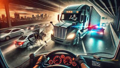 Another setup? This trucker saw it coming — but barely