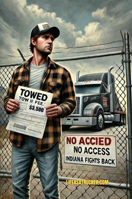 $3,500 to get your own truck back? Indiana truckers are DONE with predatory towing. This bill might finally change the game $3,500 to get your own truck back? Indiana truckers are DONE with predatory towing. This bill might finally change the game