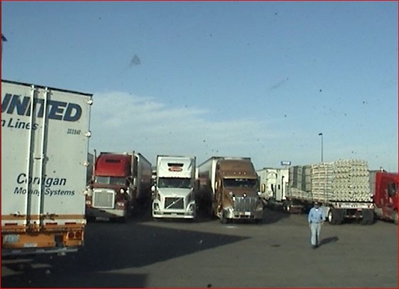 Truck Stop Parking Lot Tips