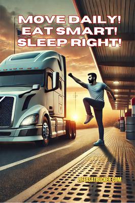 Trucker Health Survival Guide: Move Daily. Eat Smart. Sleep Right