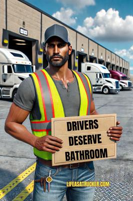 He hauls America’s freight—but can’t even use the bathroom.
