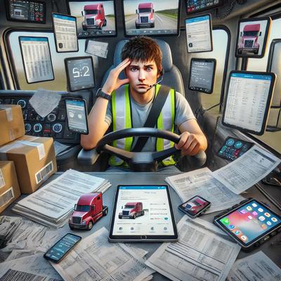 Too many apps. Not enough help. Rookie drivers are drowning before they even leave the yard.