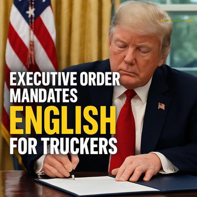 Trump Drops the Hammer: English Now Mandatory for Truckers 🇺🇸