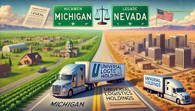 Crossing state lines and shifting legal lanes.