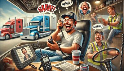 Truckers Be Like: 10-Hour Break or Open Mic Night?